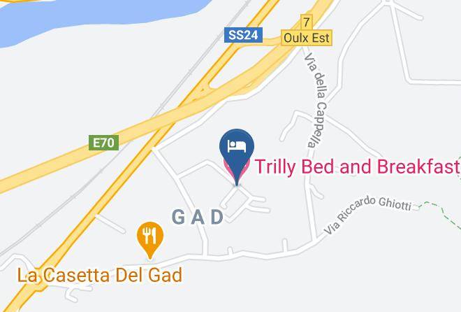 Turin - Trilly Bed And Breakfast Maps