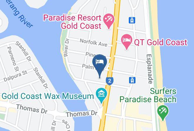 Trilogy Surfers Paradise Map