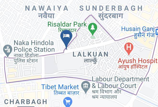 Lucknow - Triloki Hotel Maps