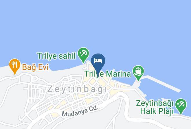 Mudanya - Trilye Inci Butik Otel Maps