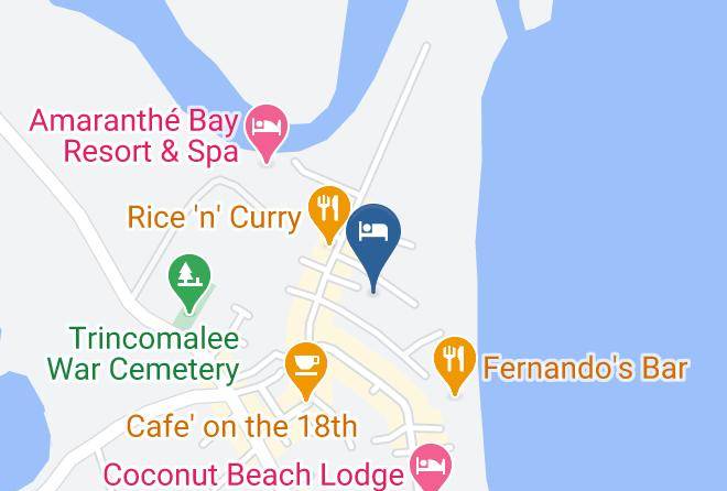 Trincomalee - Trinco Beach Resort Maps