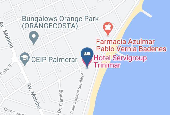 Castellon - Hotel Servigroup Trinimar Maps