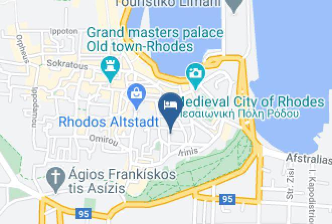 Trinity Boutique Hotel Map