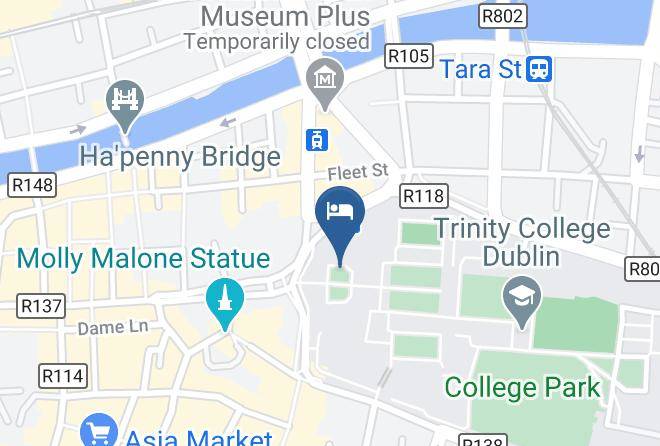 Dublin City - Trinity Summer Accommodation Maps