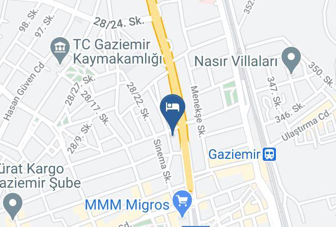Gaziemir - Trio Otel Maps
