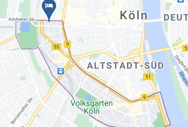 Cologne - Trip Inn Hotel Conti Maps