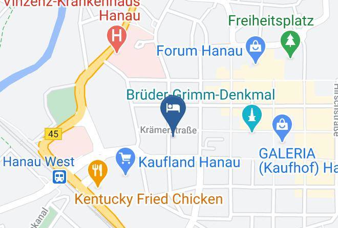 Main Kinzig Kreis - Trip Inn Hotel Zum Riesen Hanau Maps