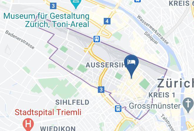 Zurich - Trip Inn Zurich Hotel Maps