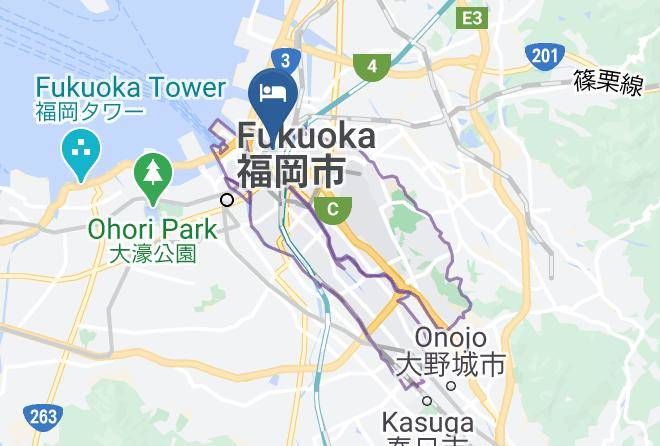 Fukuoka City Hakata Ward - Trip Pod Chiyo A Maps