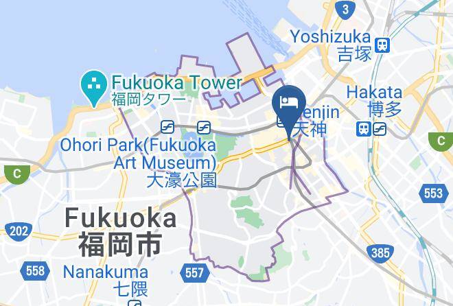 Fukuoka City Chuo Ward - Trip Pod Fukuoka Snackbed Maps