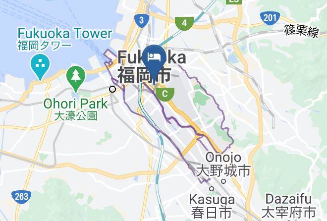 Fukuoka City Hakata Ward - Trip Pod Higashihie Maps