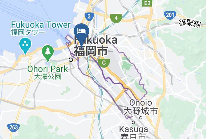 Fukuoka City Hakata Ward - Trip Pod Kamigofuku Machi Machiya B Maps
