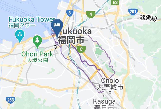 Fukuoka City Hakata Ward - Trip Pod Komondo Machi Maps