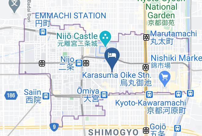 Trip Pod Ontomocho Machiya Map