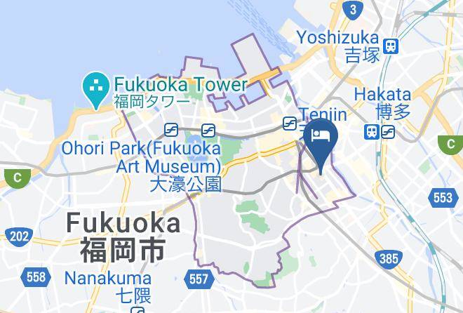 Fukuoka City Chuo Ward - Trip Pod Takasago B Maps