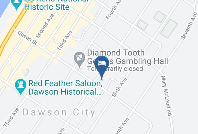Dawson - Triple J Hotel & Cabins Maps