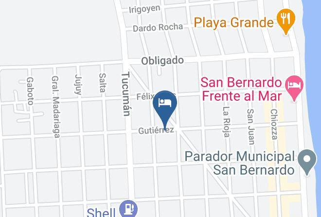 Mar Del Tuyu - Triplex San Bernardo Maps