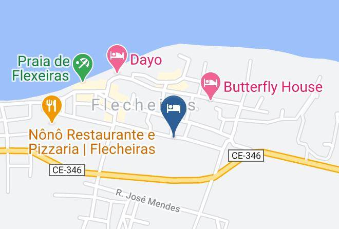 Trairi - Pousada Brisa De Flecheiras Maps