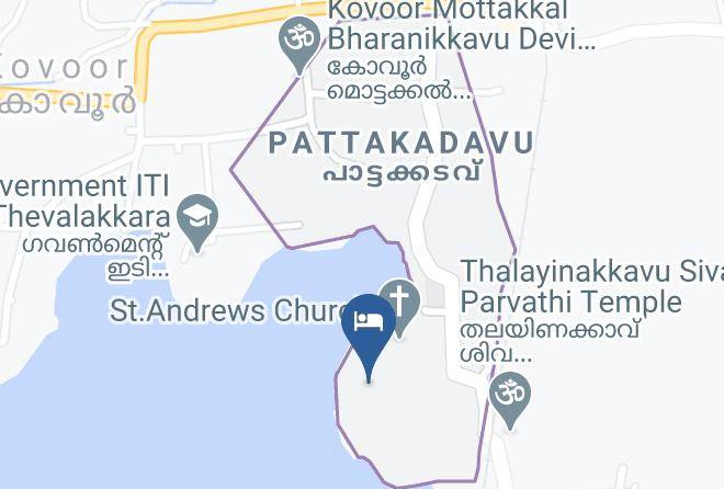 Karunagappally - Aadithyaa Lakeside Resort Maps