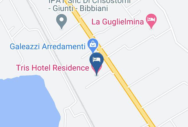 Grosseto - Tris Hotel Residence Maps