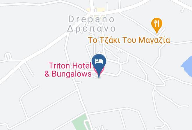 Argolis - Triton Hotel & Bungalows Maps
