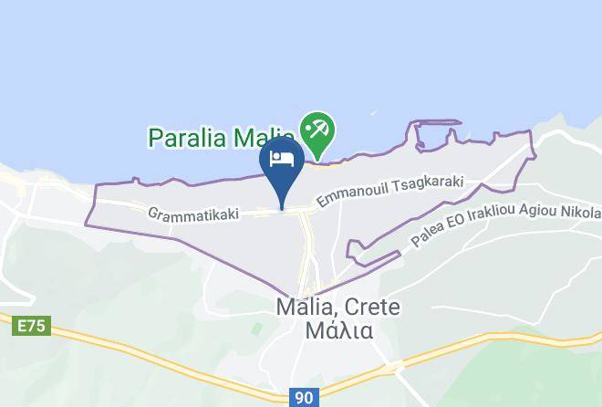 Iraklion - Triton Hotel Maps