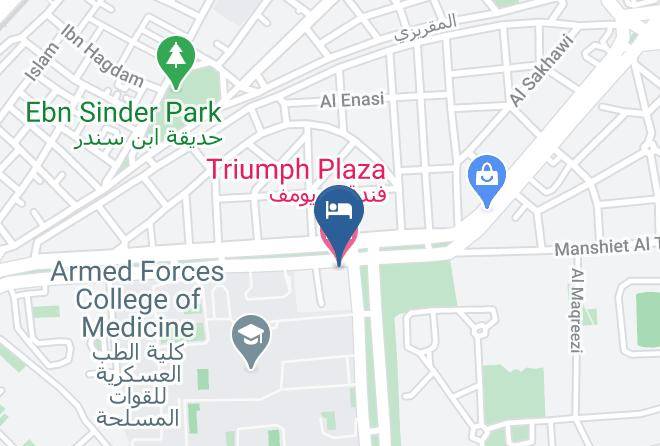 Cairo - Triumph Plaza Hotel Maps