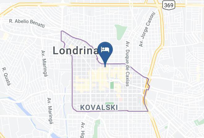 Triunfo Hotel Barato Em Londrina Map