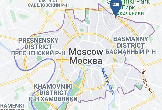 Moscow - Triva Hotel Maps