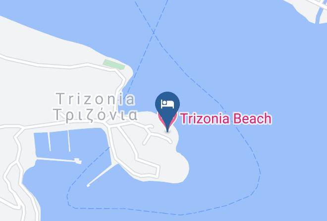 Fokis - Trizonia Beach Hotel Maps