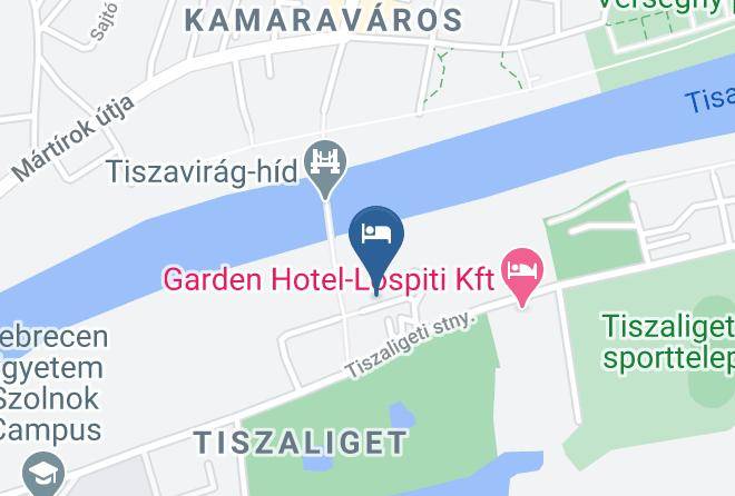 Szolnok - Troika Hotel Maps