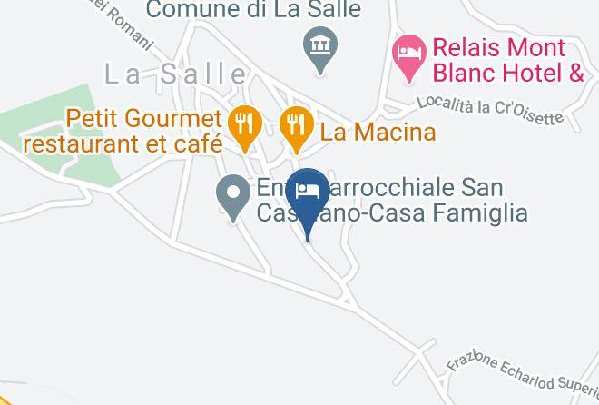 Aosta - Trois Couronnes B&b Di Charme Maps