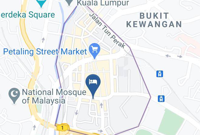 Tropic City Hotel Map