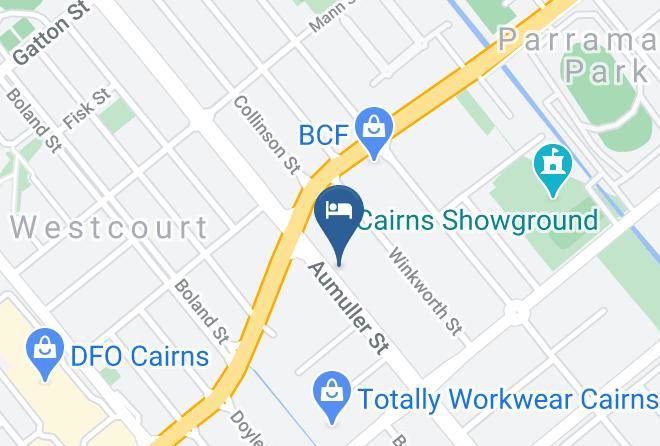 Cairns - The Bungalow Hotel Maps