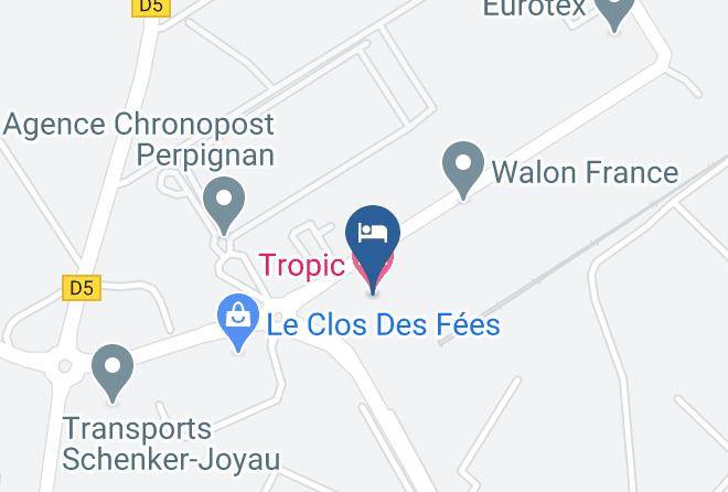 Pyrenees Orientales - Tropic Hotel Maps