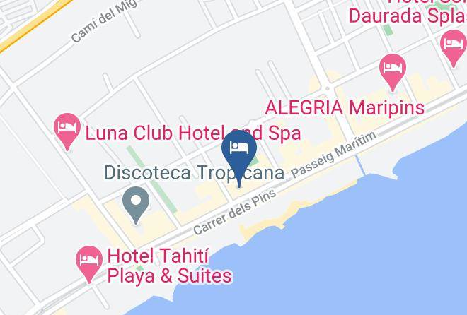 Barcelona - Tropic Park Hotel Maps