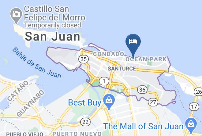 San Juan - Tropica Beach Hotel Maps