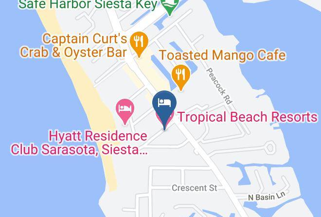 Sarasota - Tropical Beach Resorts Maps