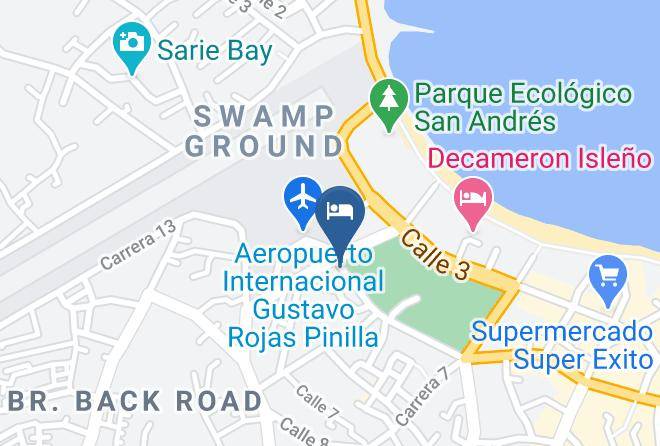 San Andres - Tropical Breeze Aeropuerto Maps