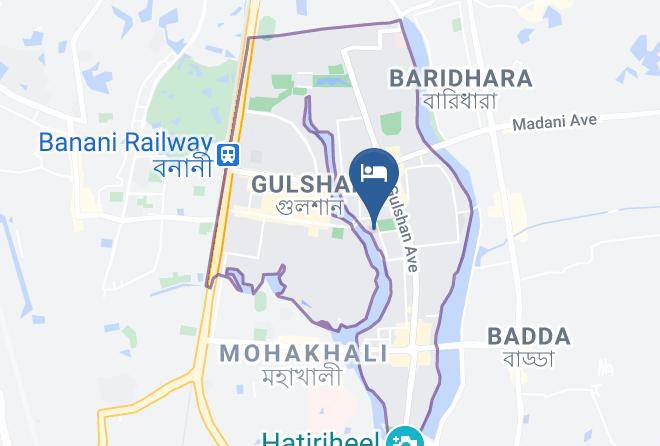 Dhaka - Hotel Tropical Daisy By Lifestyle Hotel Bd Ltd Maps