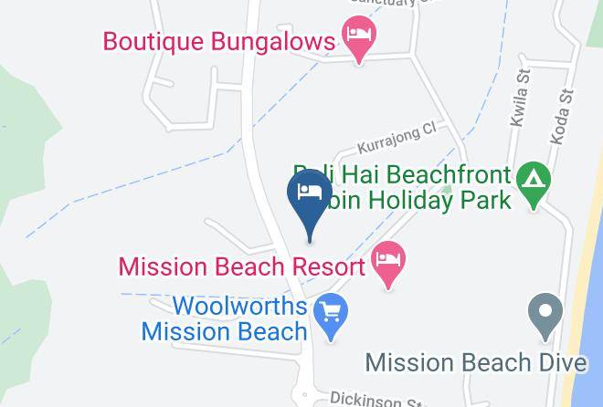 Tropical Hibiscus Caravan Park Map
