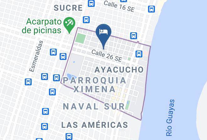 Guayaquil - Tropical Inn Hotel Maps