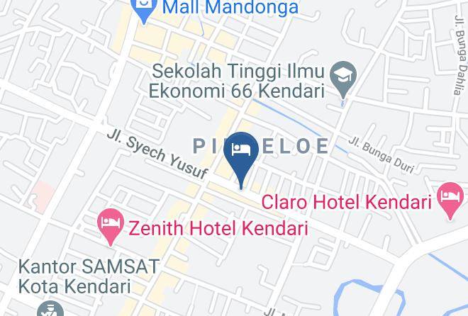 Kendari - Tropical Point Hotel Syariah Maps