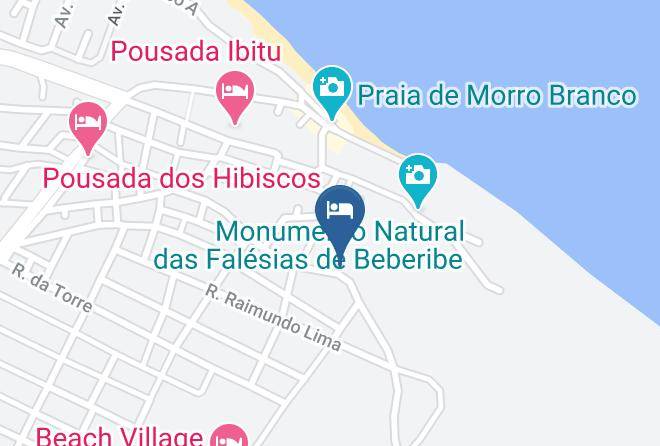 Beberibe - Tropical Pousada Maps