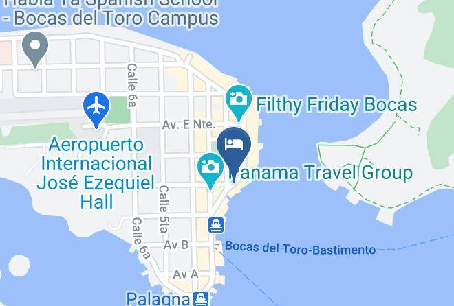 Bocas Del Toro - Tropical Suites Hotel Maps