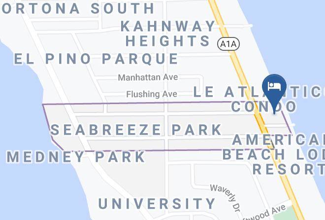 Volusia - Tropical Winds Oceanfront Hotel Maps