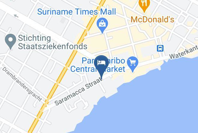 Centrum Paramaribo - Tropicana Casino & Hotel Maps
