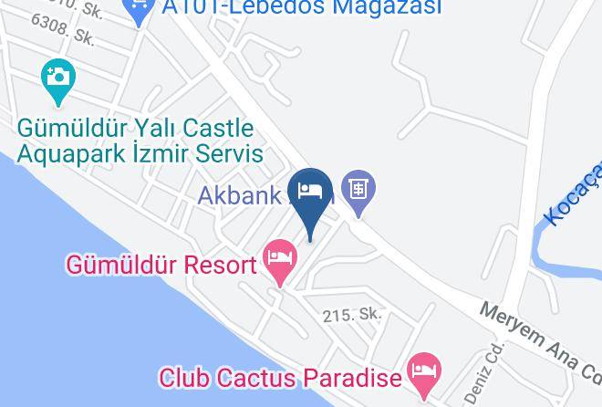 Menderes - Tropicana Hotel Gumuldur Maps