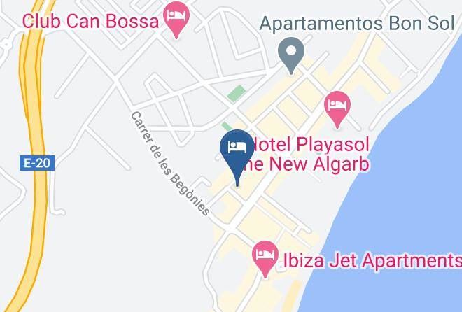 Baleares - Tropicana Ibiza Suites Maps