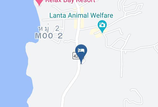 Tropicana Lanta Resort Map